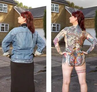 Fotógrafo revela as tatuagens escondidas debaixo das roupas 