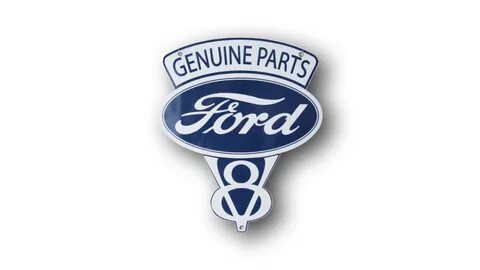 Ford V8 Genuine Parts Sign - Fill Er' Up