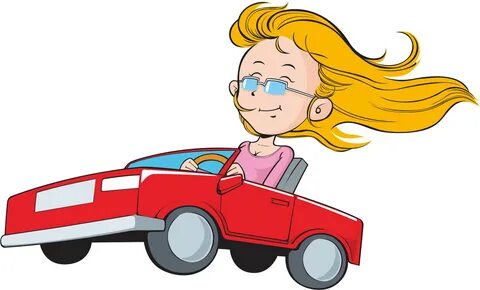 Car Driving Transprent Png Free Download - Cartoon Car Drivi