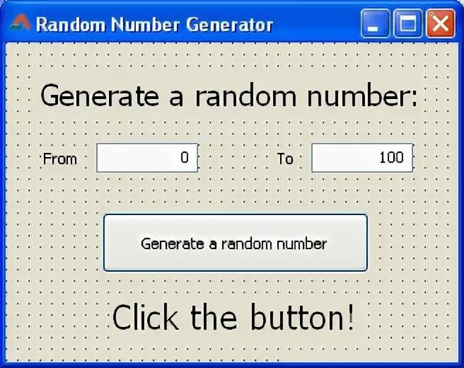 Number Design Generator : Our random number generator will p