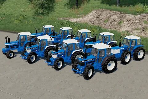 Download FS19 Mods 9 Ford Tractors Pack 1.0 for FS19