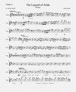 Sheet Music Violin Flute The Legend of Zelda, sheet music PN