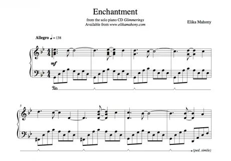 Awakening and Enchantment Piano Sheet Music Available! - Eli
