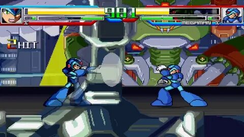 NICK54222 MUGEN: Mega Man X (me) VS Mega Man X (ChAoTiC) - Y