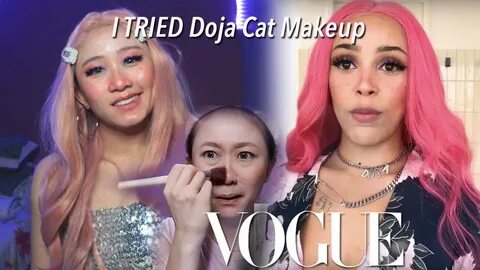 I Tried Doja Cat's Makeup ?! Charissahoo - YouTube