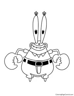 Mr Crabs Coloring Pages Mclarenweightliftingenquiry