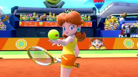 Mario Tennis Aces - Daisy (me) vs Petey Piranha - YouTube