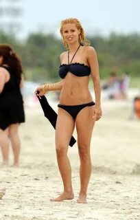 Michelle Hunziker - Hot Black Bikini in Miami Just FAB Celeb