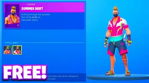 How To Get The "SUMMER DRIFT" Skin For FREE In Fortnite! - Y