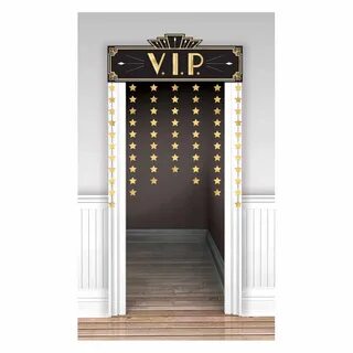 Hollywood VIP Door Curtain, and decorations - Fun Party Supp