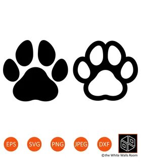 Layered Paw Print Svg For Silhouette - Free SVG Cut File