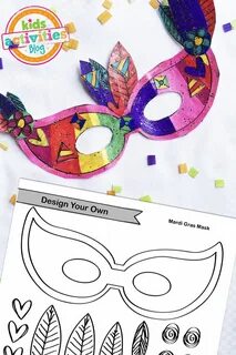 Make Fun & Festive Mardi Gras Masks with Printable Template 
