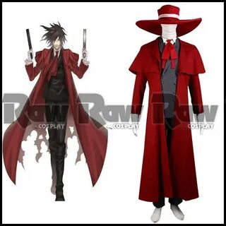 Anime Hellsing cosplay Costumes for Vampire Hunter Alucard M