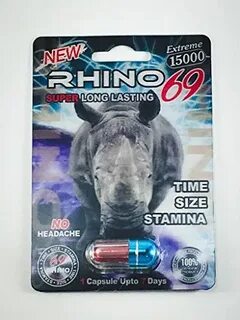 Rhino 69 Sex Pills - 15,000 All Natural Male Enhancement For