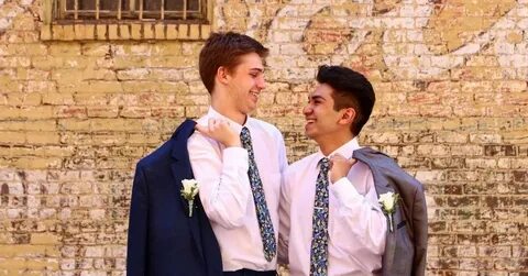 2 gay high school athletes attend prom together in rural Ten