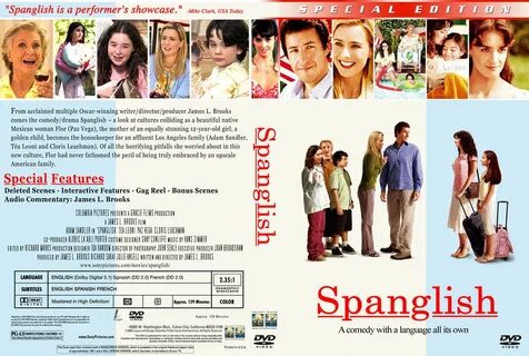 Spanglish- Movie DVD Custom Covers - 2Spanglish cstm jhawk h