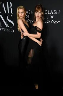 Stella Maxwell and Barbara Palvin at the Harper's Bazaar ICO