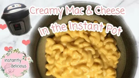 CREAMY Mac & Cheese in 4 MIN in the Instant Pot! - YouTube