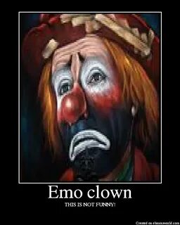Emo clown - Picture eBaum's World