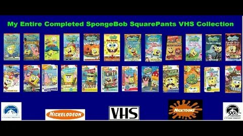 My Entire Completed SpongeBob SquarePants VHS Collection - Y