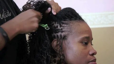 Sisterlocks tutorial Cascading pump hairstyle Dread Videos
