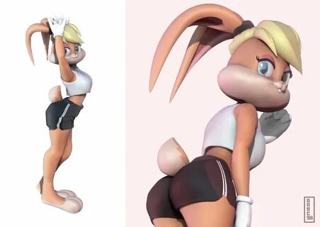 buggy_tofu ✨ в Твиттере: "3D Lola bunny #lolabunny #3dmodeli
