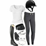 Simple for Spring Riding outfit, Horseback riding outfits, H