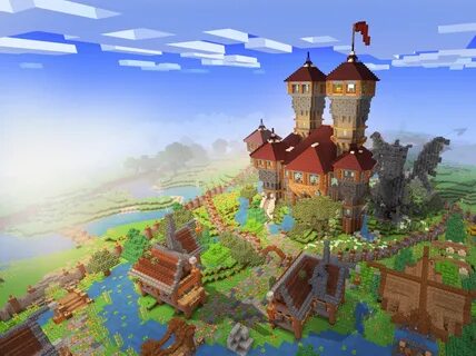 Minecraft Medieval Fantasy Castle 🏰 in REALMCRAFT Free Minec