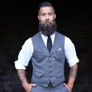 Брутальный мужчина с бородой Long beard styles, Beard suit, 