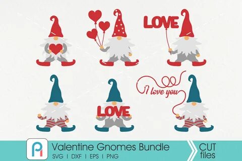 Valentine's Gnomes Bundle Svg SVG File - Download Free Fonts