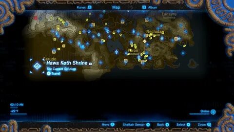 Zelda: Breath of the Wild guide: Hawa Koth shrine location, 