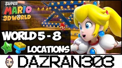 SUPER MARIO 3D WORLD World 5-Castle Green Stars & Stamp Loca