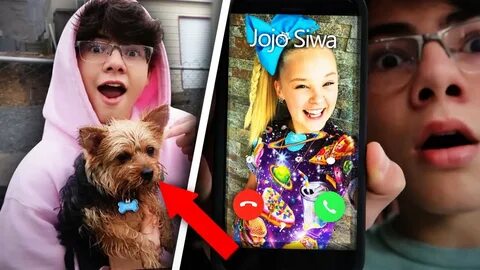 I KIDNAPPED JOJO SIWA’S DOG!! (JOJO CALLED ME) *BOW BOW IS M