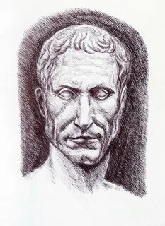 Gaius Julius Caesar Drawing by Alessandro Nesci Fine Art Ame
