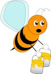 Bee animated clip art