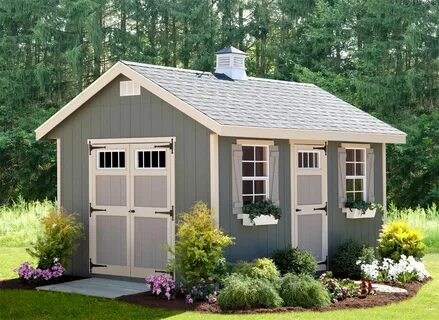 Amish Made Riverside Shed Kit Outdoor garden sheds, Backyard