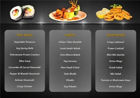 Starters - Hot Plate Buffet