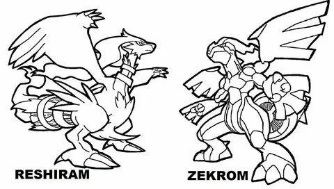 Pokemon Coloring Pages Kyurem - Through the thousand images 