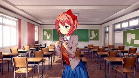 Обои Doki Doki Literature Club! Аниме Doki Doki Literature C