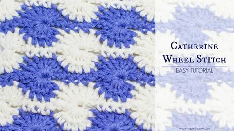 How To: Crochet The Catherine Wheel (Starburst) Stitch - Eas