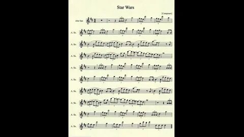 Star Wars Main Theme Sheet Music 10 Images - Star Wars Trump