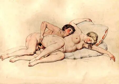 Nude and erotic art: Johann Nepomuk Geiger, Erotic drawings