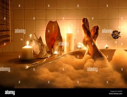 Bubble bath candles hi-res stock photography and images - Alamy