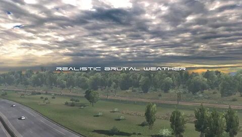 ATS Realistic Brutal Weather v3.1 (1.39.x) * ATS mods Americ