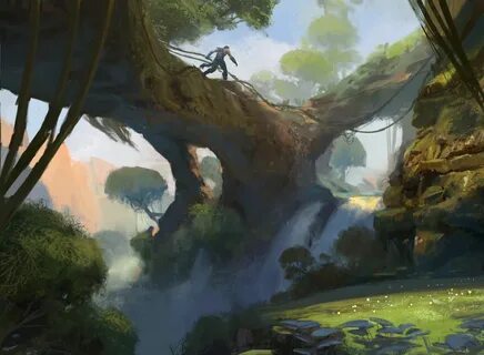 Magic: The Gathering - 'Ixalan' Basic Lands (5), Titus Lunte