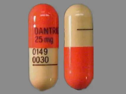 capsule dantrium 25 mg 0149 0030 Images - - NDC 0149-0033-05