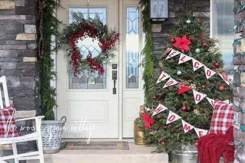 Christmas Front Porch Tree - Furniture Ideas : Good Christma