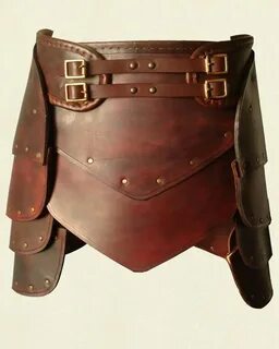 Woman thigh armor Leather armor, Larp armor, Cosplay armor