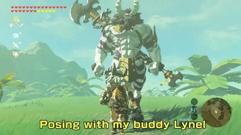 Botw Just flexing next to my buddy Visit blazezelda.tumblr.c