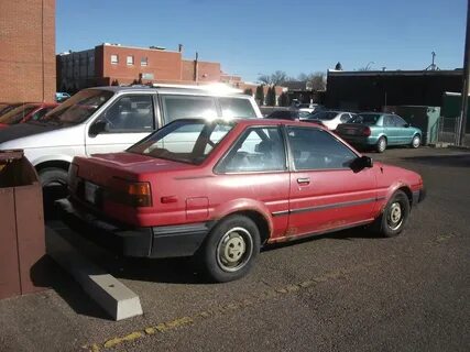 Toyota Corolla SR5 coupe Last of the rear wheel drive Coro. 